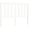 vidaXL Giroletto senza Materasso Bianco 140x200 cm Legno Massello Pino