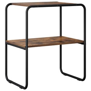 vidaXL Tavolo consolle Rovere Fumo 60 x 42,5 x 70 cm