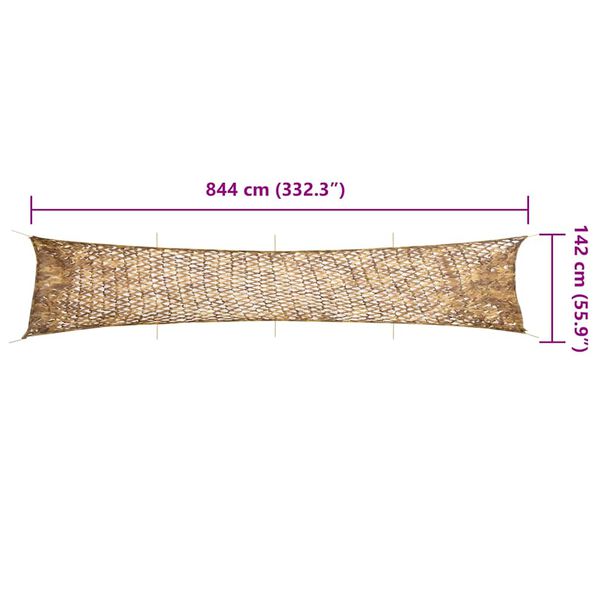 vidaXL Rete Mimetica con Custodia di Conservazione 525x205 cm Sabbia