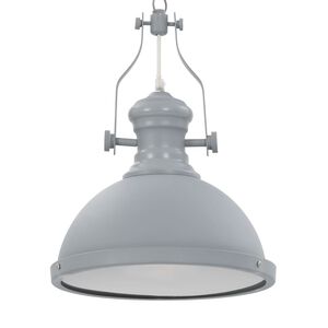 vidaXL Lampadario Grigio Rotondo E27