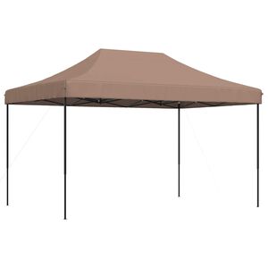 vidaXL Tenda Party 292 x 440 x 315 cm Marrone Tessuto Oxford