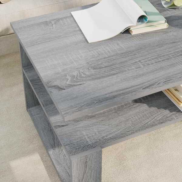 vidaXL Tavolino da salotto Grigio Sonoma 90 x 50 x 40 cm