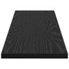 vidaXL Scaffale 4 pcs Nero 80 x 20 x 1,5 cm Legno multistrato