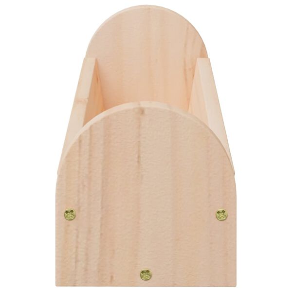 vidaXL Mangiatoia per Conigli 28x10x10 cm in Legno Massello di Abete