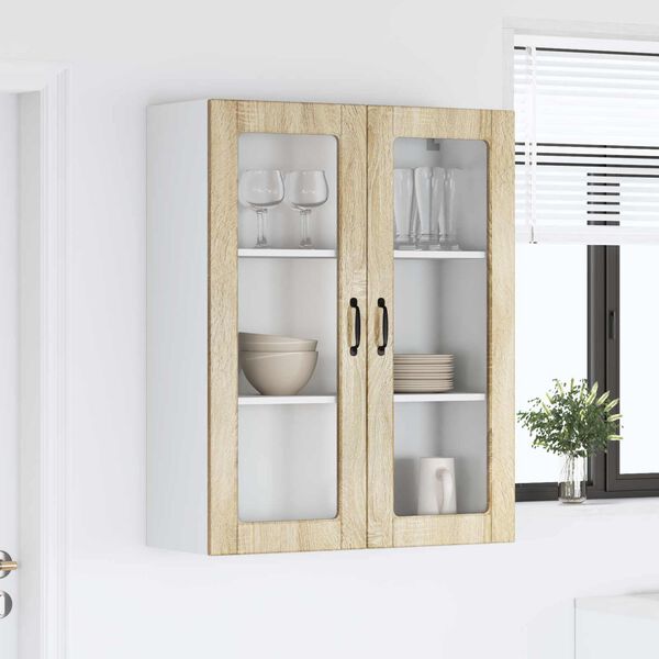 vidaXL Mobile da cucina Kalmar Rovere Sonoma 80 x 31 x 100 cm