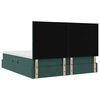 vidaXL Letto con Contenitore Verde Scuro 180 x 200 cm Velluto