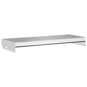 vidaXL Gradino in Griglia 60x24x7 cm Acciaio Zincato