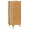 vidaXL Credenza rovere artigianale 34.5 x 34 x 90 cm Legno multistrato