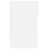 vidaXL Comodino con Cassetto Bianco 20x36x60 cm