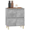 vidaXL Credenza Grigio Cemento 60x35x70 cm in Legno Multistrato