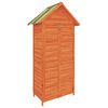 vidaXL Rimessa da Giardino Marrone 89x52,5x175 cm Legno Massello Pino
