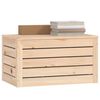 vidaXL Contenitore Portaoggetti 89x36,5x33 cm Legno Massello Pino
