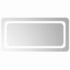 vidaXL Specchio da Bagno con Luci LED 80x40 cm