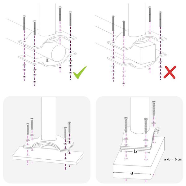vidaXL Tenda Laterale Retrattile per Patio 60x300 cm Grigia