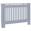 Copritermosifone 152x19x83 cm in MDF e Legno Truciolare Bianco | Leroy