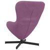 vidaXL Poltrona uovo Viola 63 x 73 x 90 cm Velluto