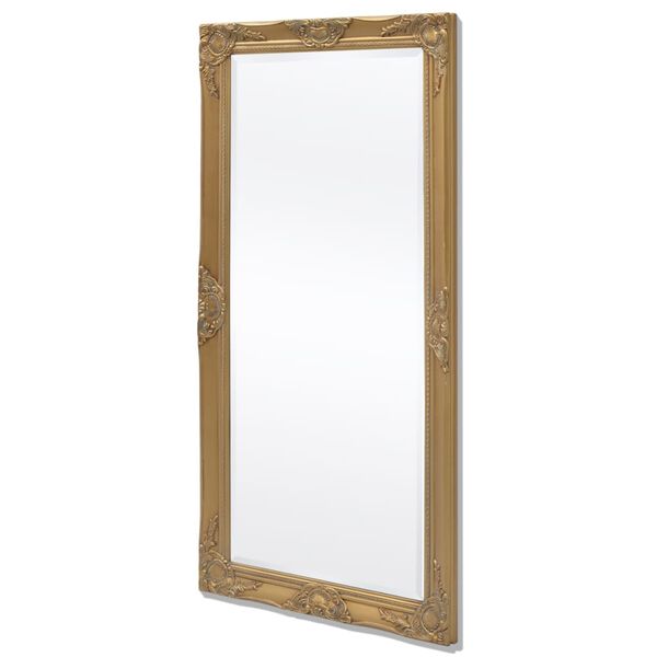 vidaXL Specchio da Parete Stile Barocco 120x60 cm Oro