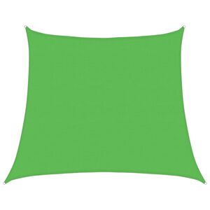 vidaXL Vela Parasole 160 g/m&sup2; Trapezio Verde Chiaro 4/5x4 m in HDPE