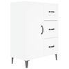 vidaXL Credenza Bianca 69,5x34x90 cm in Legno Multistrato
