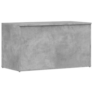 vidaXL Cassapanca Grigio Cemento 84x42x46 cm in Legno Ingegnerizzato