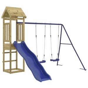 vidaXL Set da Gioco da Esterno in Legno di Pino Impregnato