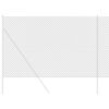 vidaXL Recinzione a rete metallica Grigio 25 x 1,6 m Acciaio