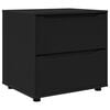 vidaXL Armadio Nero 60 x 48 x 57 cm Legno multistrato