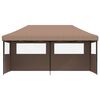 vidaXL Tenda Party Marrone 292 x 580 x 315 cm Tessuto Oxford