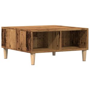 vidaXL Tavolino da Salotto Legno Antico 60x60x30 cm Legno Multistrato
