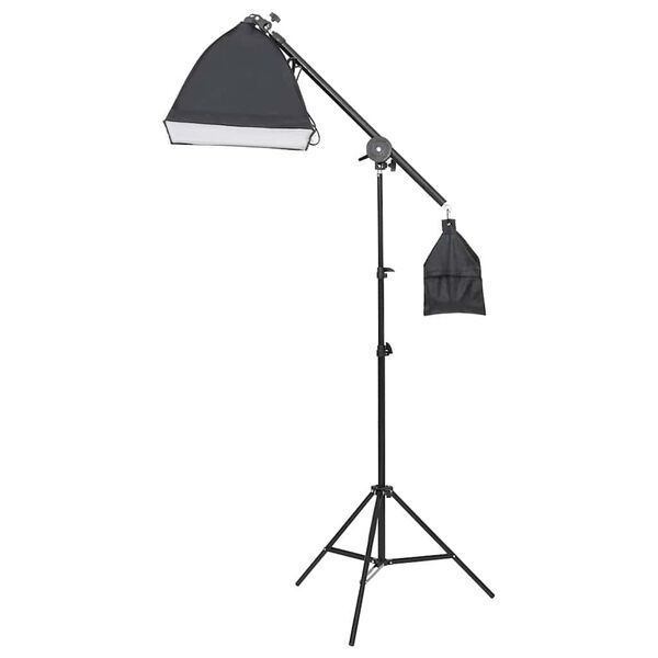 vidaXL Kit per Studio Fotografico con Set Luci, Fondale e Riflettore