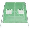 vidaXL Serra con Telaio in Acciaio Verde 6 m&sup2; 3x2x2 m