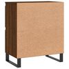 vidaXL Credenza Rovere Marrone 60x35x70 cm in Legno Multistrato