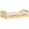 vidaXL Dormeuse 2 Cassetti 90x200 cm Legno Massello Pino IRUN