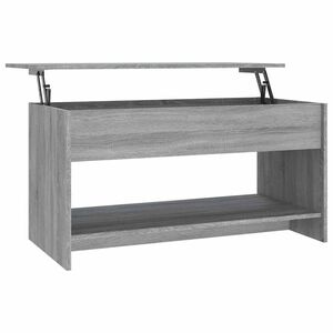 vidaXL Tavolino Salotto Grigio Sonoma 102x50x52,5 cm Legno Multistrato
