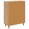 vidaXL Credenza Rovere artigianale 69,5 x 34 x 90 cm Legno multistrato