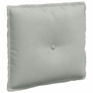 vidaXL Cuscino per Schiena Grigio Chiaro 50 x 45 cm Tessuto in Cords