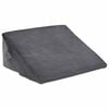 vidaXL Cuscino a Wedge Grigio 55 x 55 x 26 cm Schiuma Memory