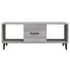 vidaXL Tavolino da Salotto Grigio Sonoma 102x50x40cm Legno Multistrato
