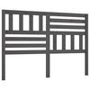 vidaXL Testiera per Letto Grigia 126x4x100cm in Legno Massello di Pino
