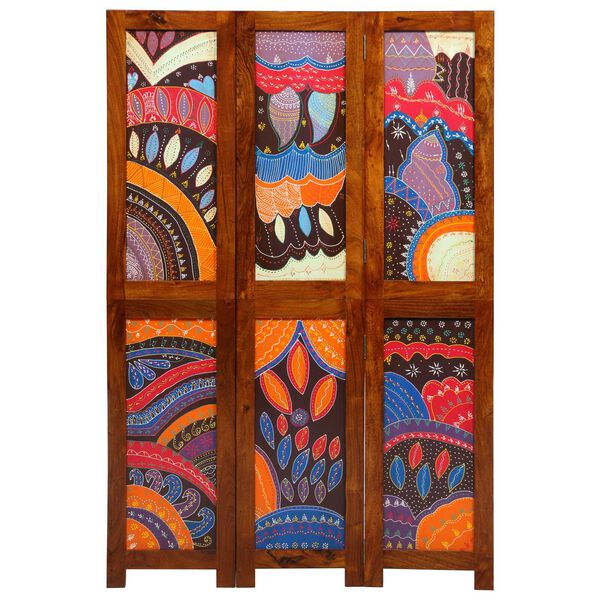 vidaXL Divider per stanze Marrone 105 x 160 cm