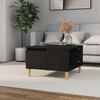 vidaXL Tavolino da Salotto Nero 55x55x36,5 cm in Legno Multistrato