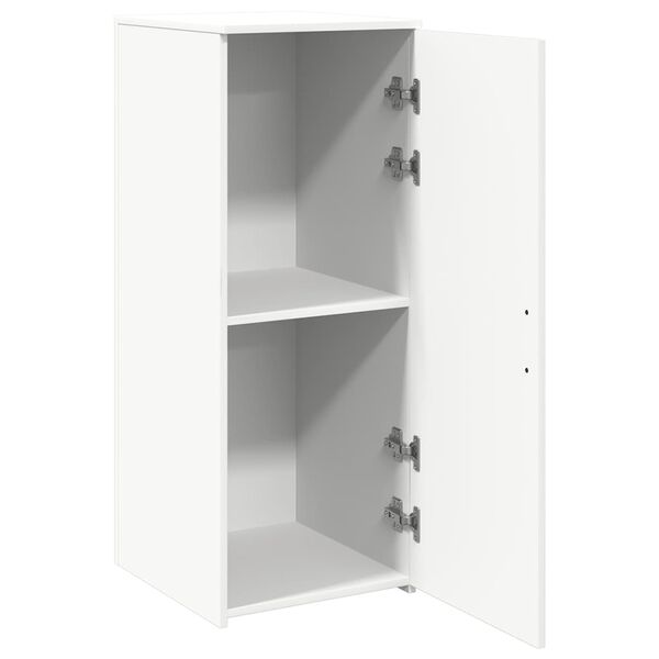 vidaXL Mobiletto portaoggetti bianco 40x45x103,5 cm in legno ingegnerizzato