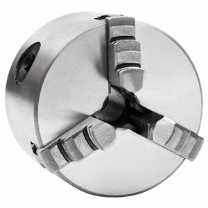 vidaXL Mandrino per Tornio a 3 Griffe Autocentrante 80 mm in Acciaio K11 80