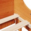 vidaXL Letto senza Materasso Marrone Cera 135x190 cm in Legno di Pino