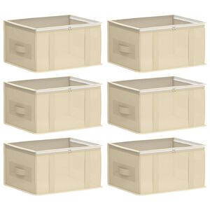 vidaXL Scatola di stoccaggio con finestra trasparente in alto 6 pz