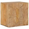 vidaXL Comodino a muro fatto a mano Marrone Teak 40x30x40 cm