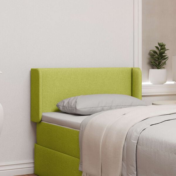 vidaXL Orecchia della Testata Grigio 80 x 16 x 4 cm Tessuto