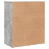 vidaXL Credenze 2 pz Grigio Cemento 60x31x70 cm in Legno Multistrato