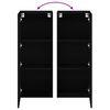 vidaXL Mobile TV a Parete Nero 40,5x30x102 cm in Legno Multistrato