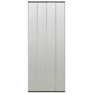 vidaXL Zanzariera Porta con Tenda in Rete Nera 100x220 cm Poliestere